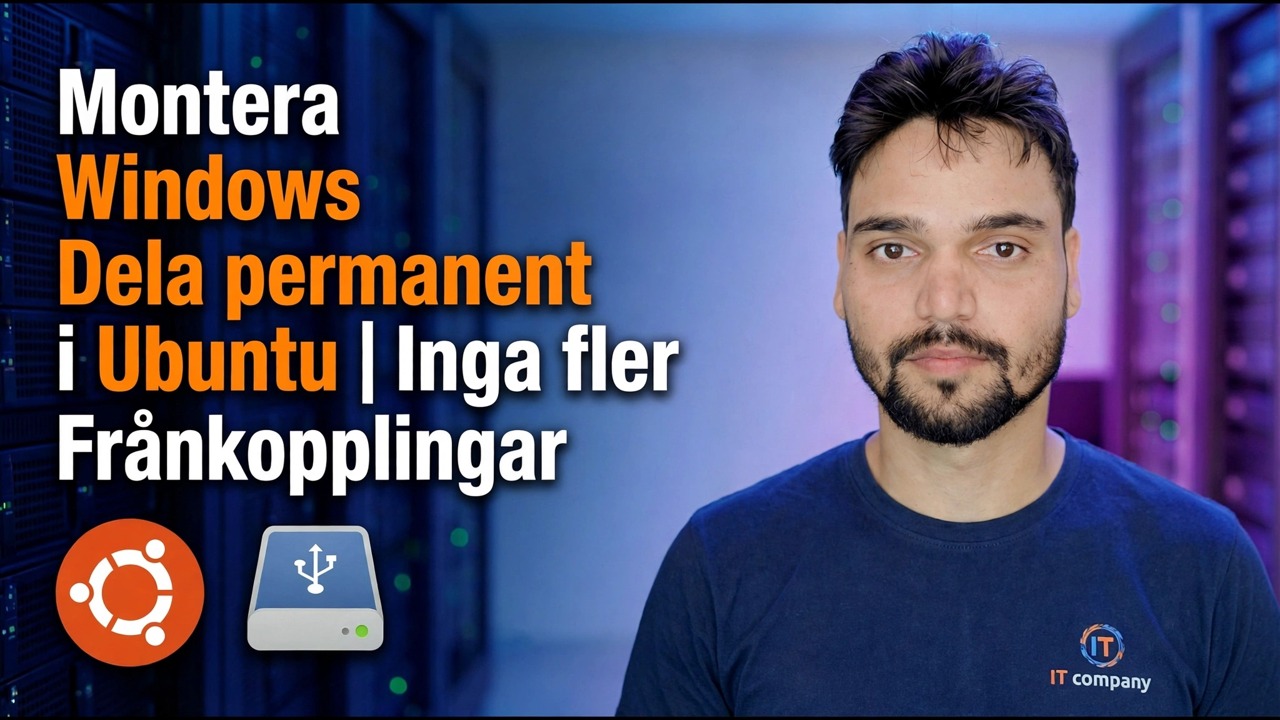 Montera Windows Share i Ubuntu - Permanent installation