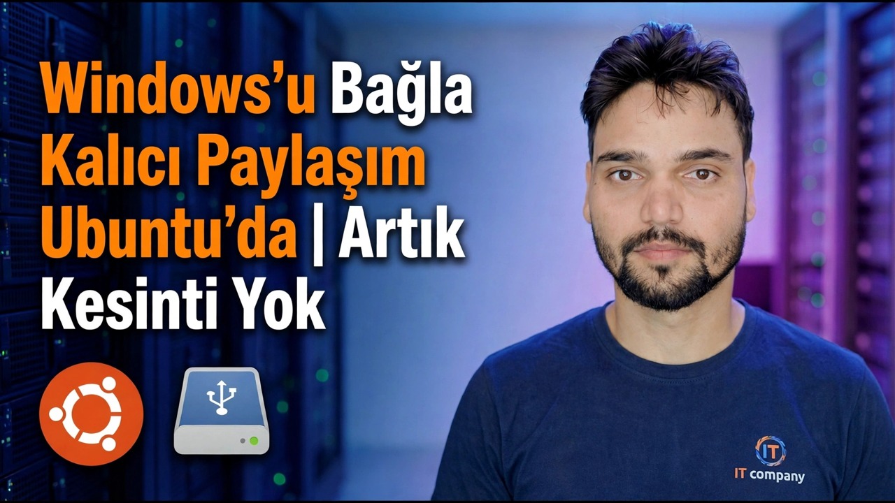 Windows Paylaşımını Ubuntu'ya Bağlayın - Kalıcı Kurulum
