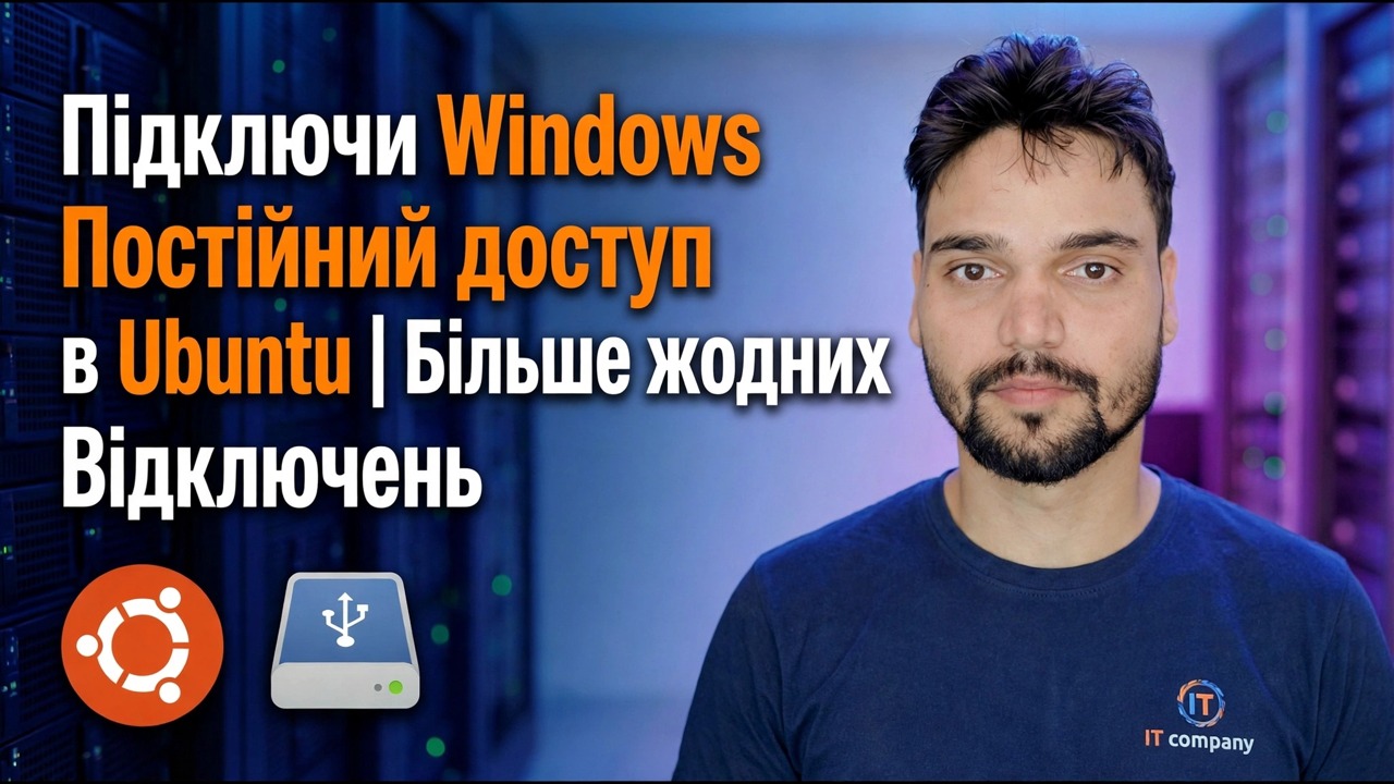 Підключіть Windows Share в Ubuntu - постійне налаштування