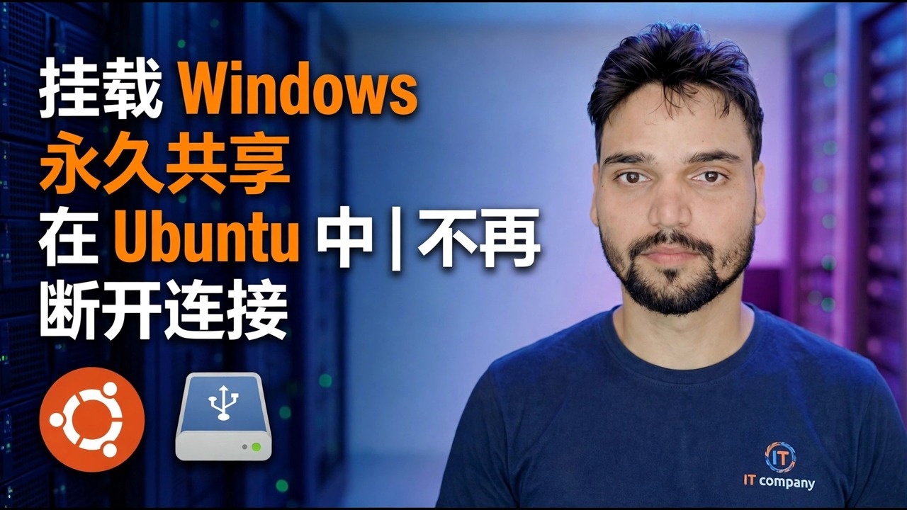 在 Ubuntu 中挂载 Windows 共享 - 永久设置