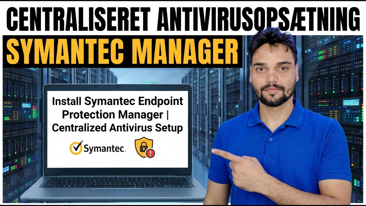 Sådan downloader og installerer du Symantec Endpoint Protection Manager