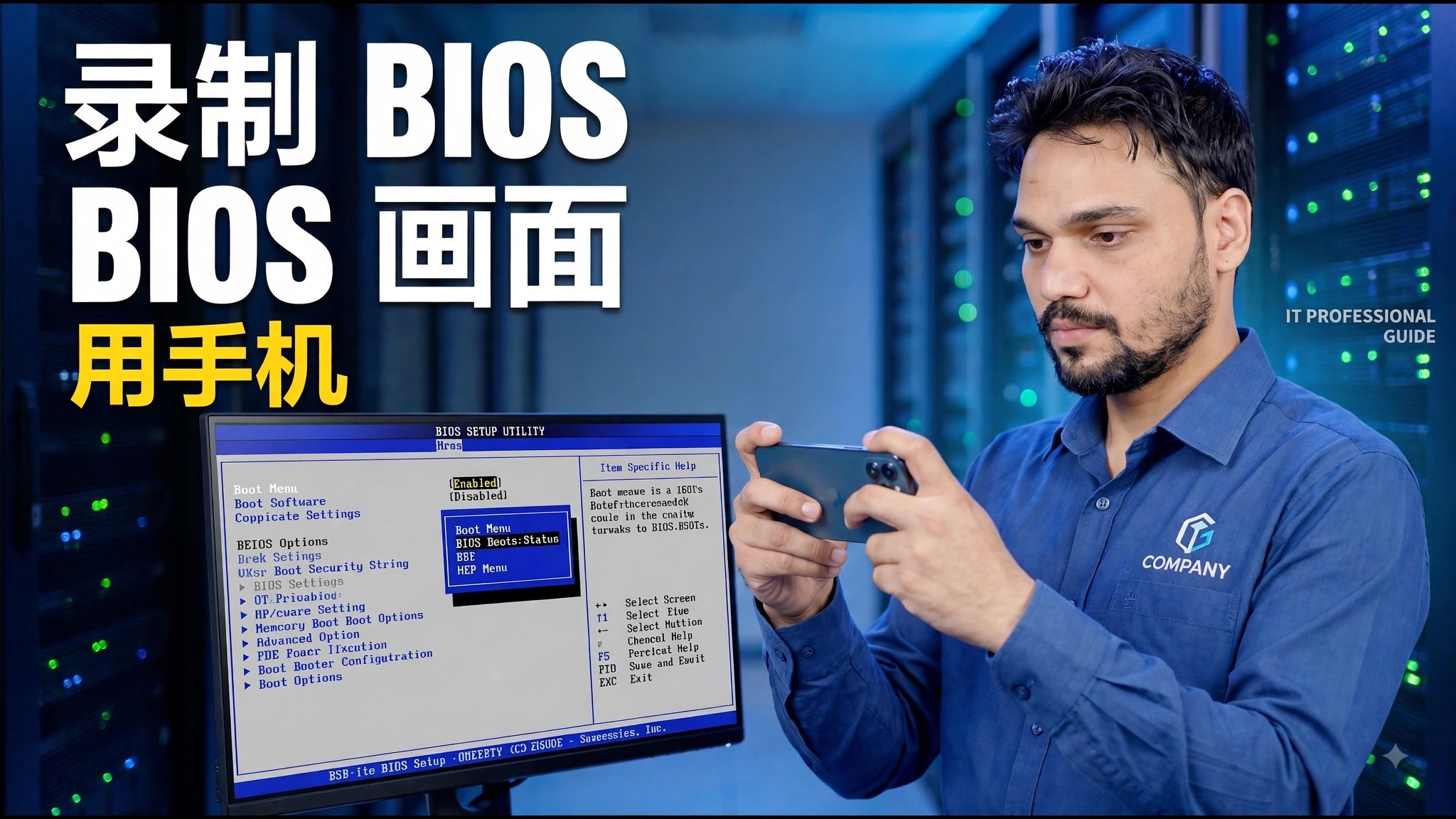 How to Record Your PC BIOS Screen Using a Phone