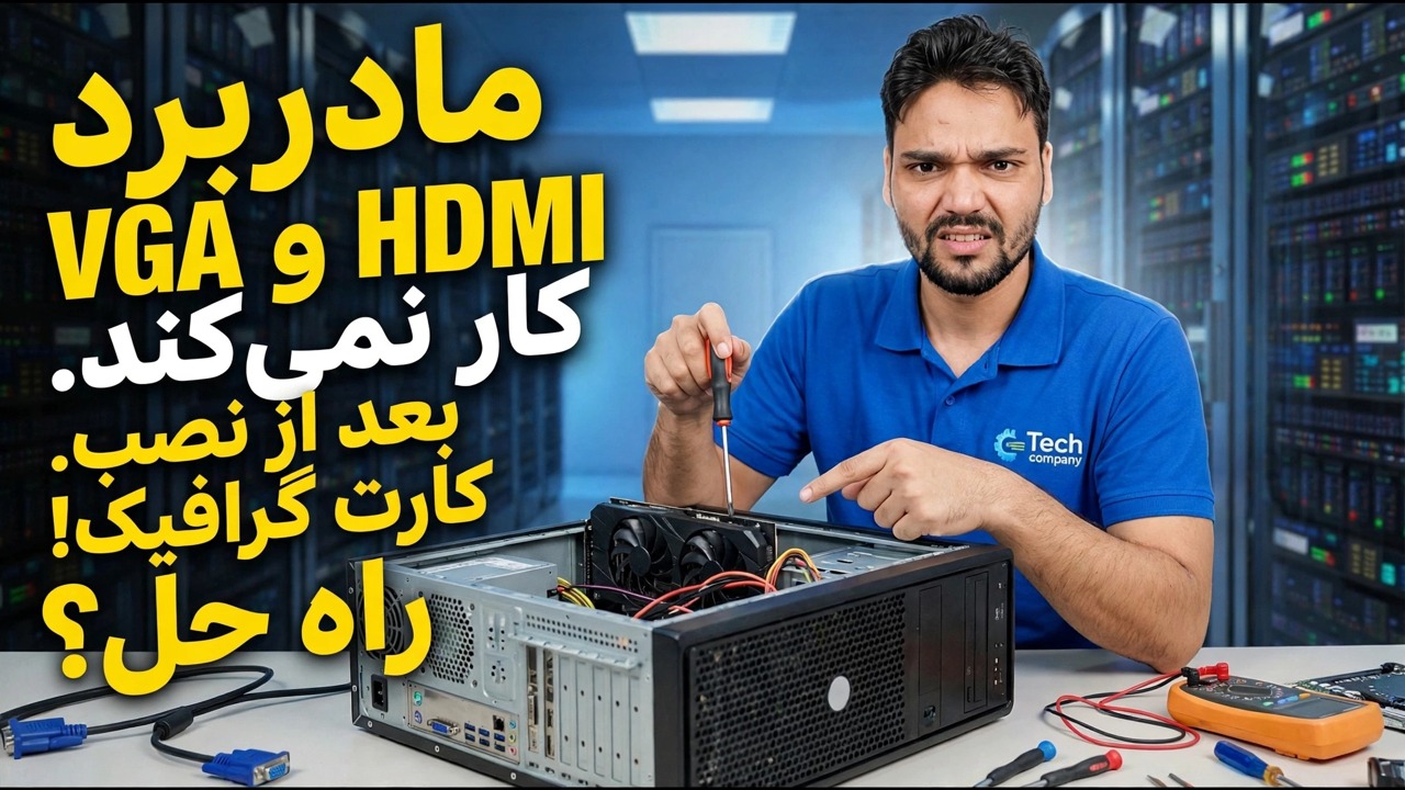 GPU نصب شده؟ بدون نمایش از مادربرد 😳 راه حل