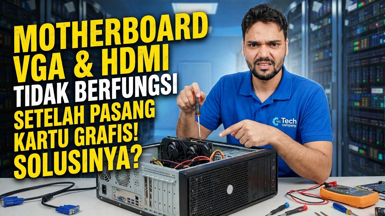 GPU Terpasang? Tidak Ada Tampilan dari Motherboard 😳 Solusi