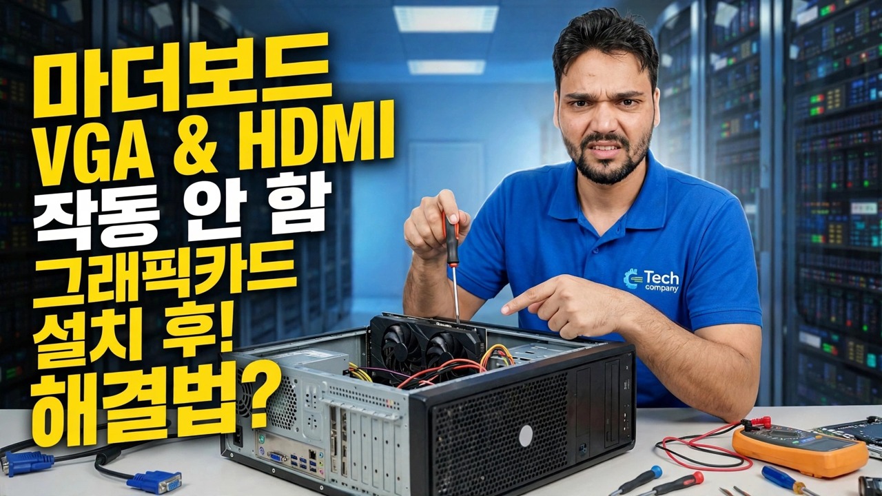 GPU가 설치되었나요? 마더보드에 디스플레이가 표시되지 않습니다 😳 해결 방법