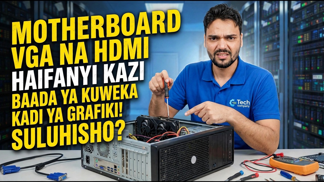 GPU Imesakinishwa? Hakuna Onyesho kutoka kwa Ubao wa Mama 😳 Suluhisho