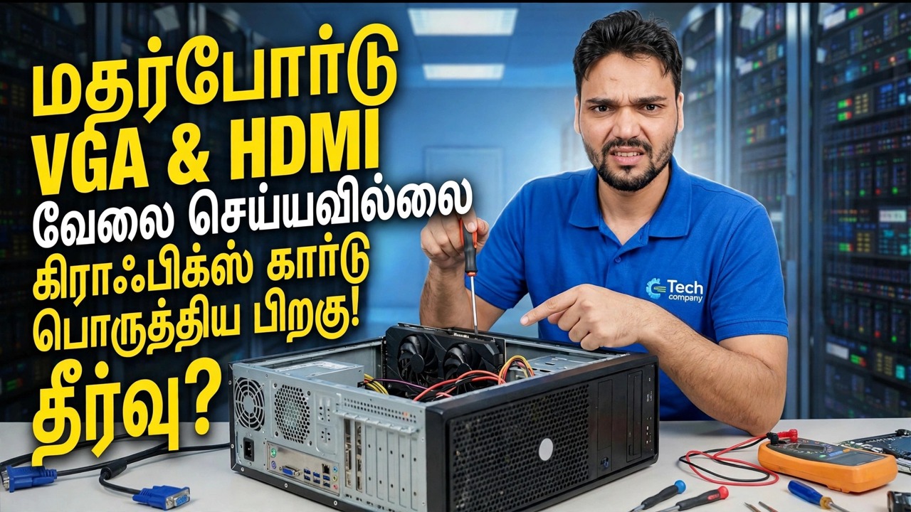 GPU நிறுவப்பட்டதா? மதர்போர்டில் இருந்து காட்சி இல்லை 😳 தீர்வு