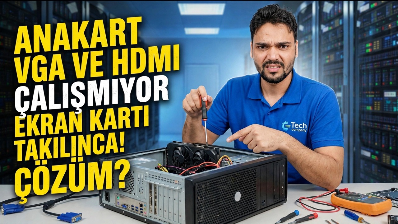GPU Kurulu mu? Anakarttan Görüntü Yok 😳 Çözüm