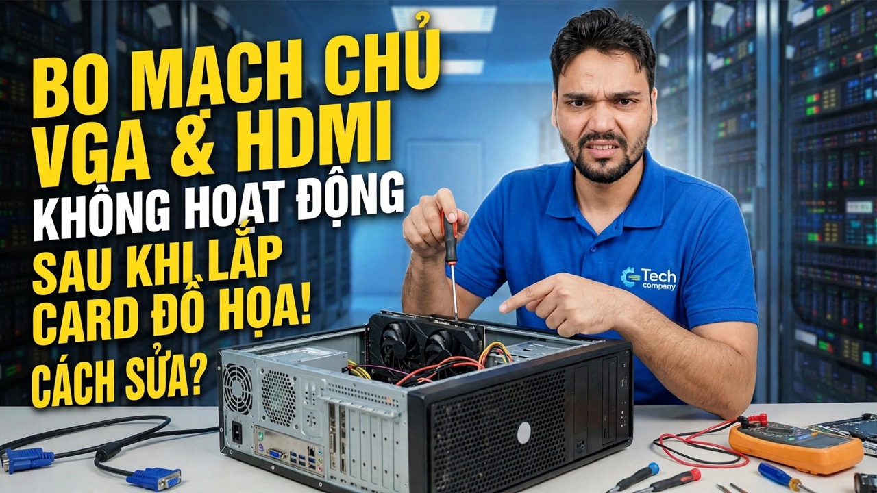 Đã cài đặt GPU? Không có màn hình từ bo mạch chủ 😳 Giải pháp