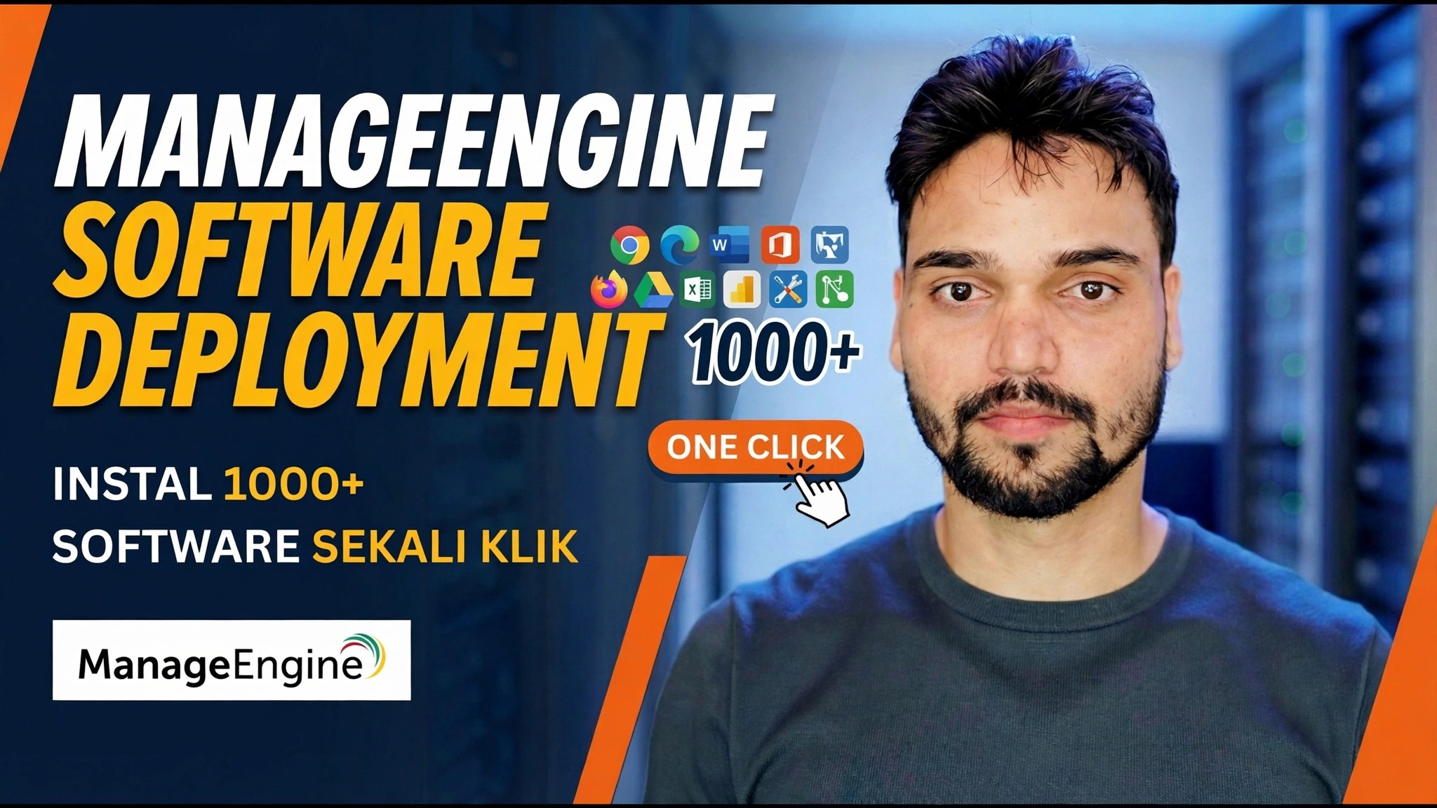 Instal Perangkat Lunak di Semua PC dari Jarak Jauh 😳 ManageEngine Deployment