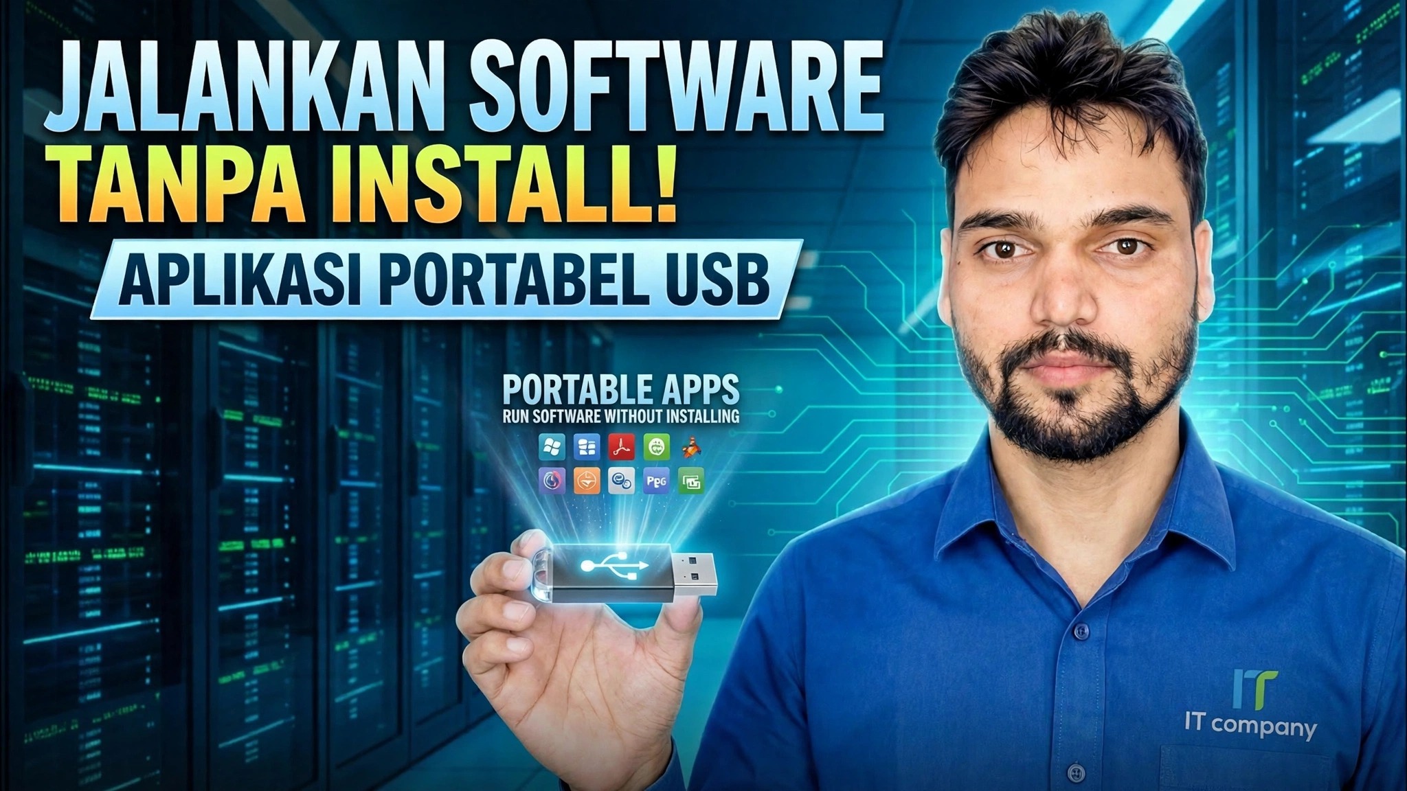 Aplikasi USB Drive Se Jalankan Karo Tanpa Instalasi!