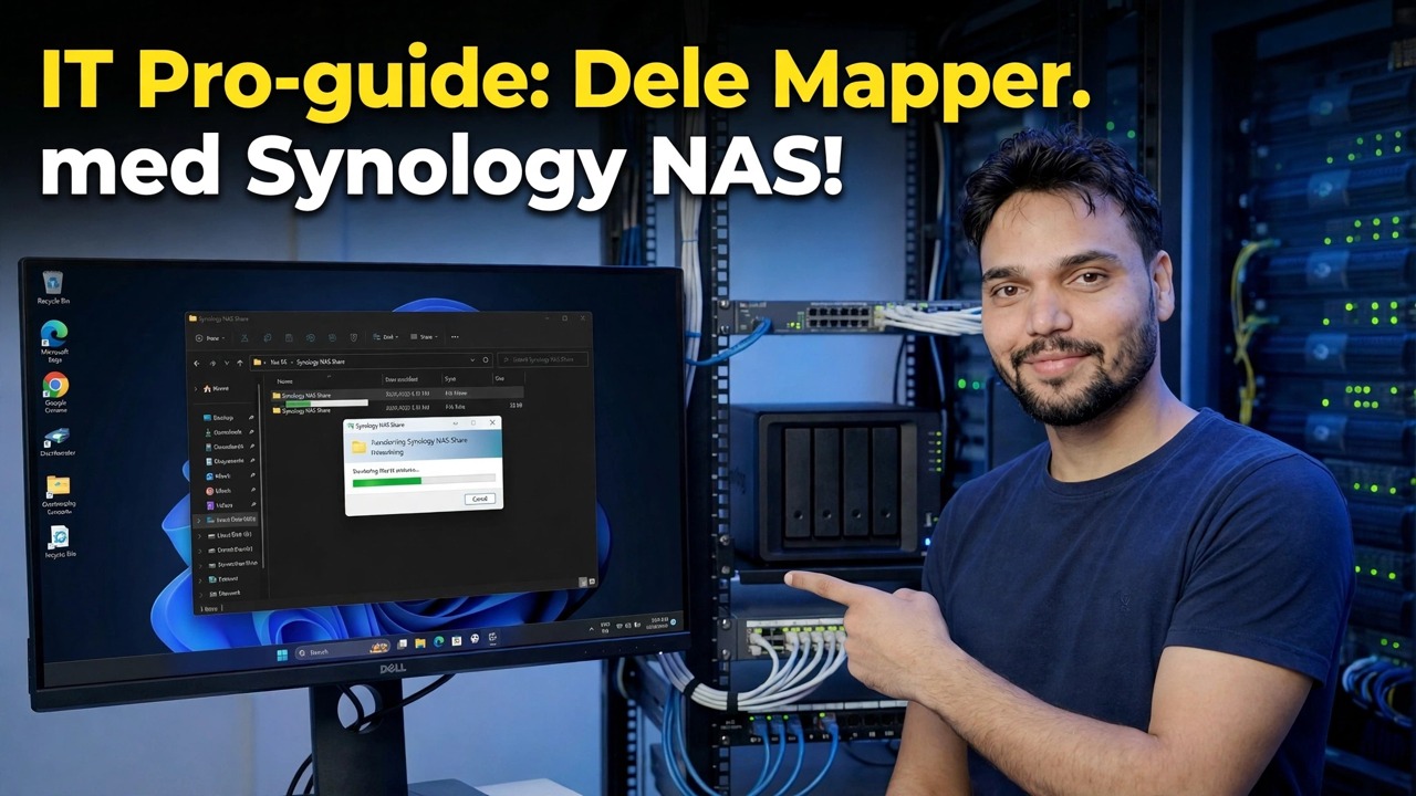 Slik setter du opp delte mapper på Synology NAS – Trinn-for-trinn-veiledning
