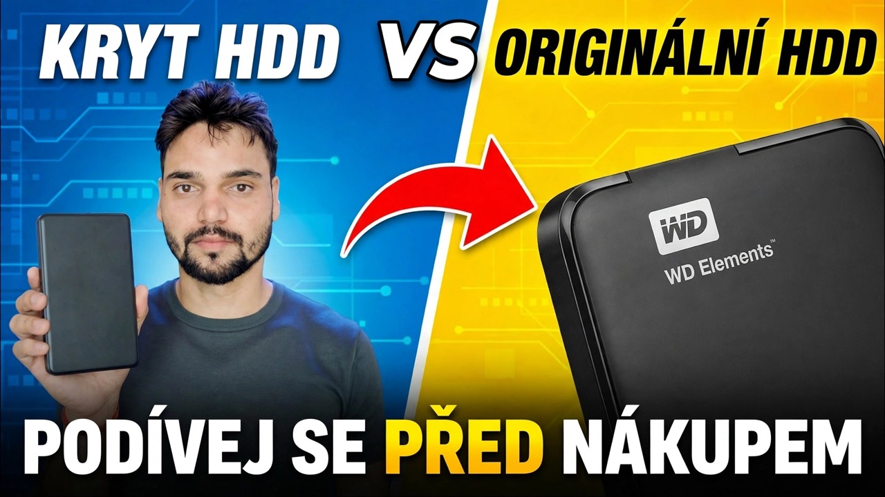 Chyba při nákupu externího HDD ❌ Originální HDD Kyun Better Hai