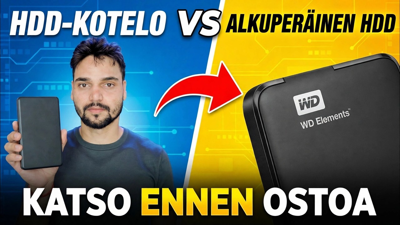 Ulkoisen kiintolevyn ostovirhe ❌ Alkuperäinen HDD Kyun Better Hai