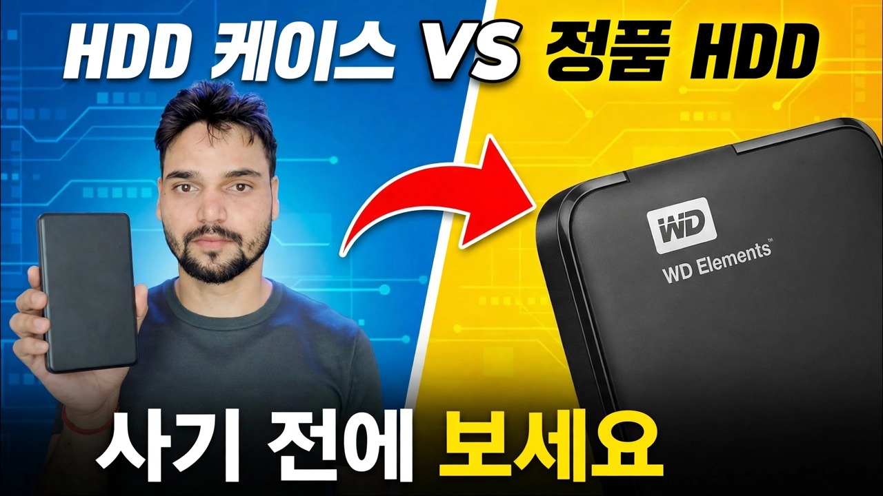 외장형 HDD 구매 실수 ❌ 정품 HDD 큔베터하이