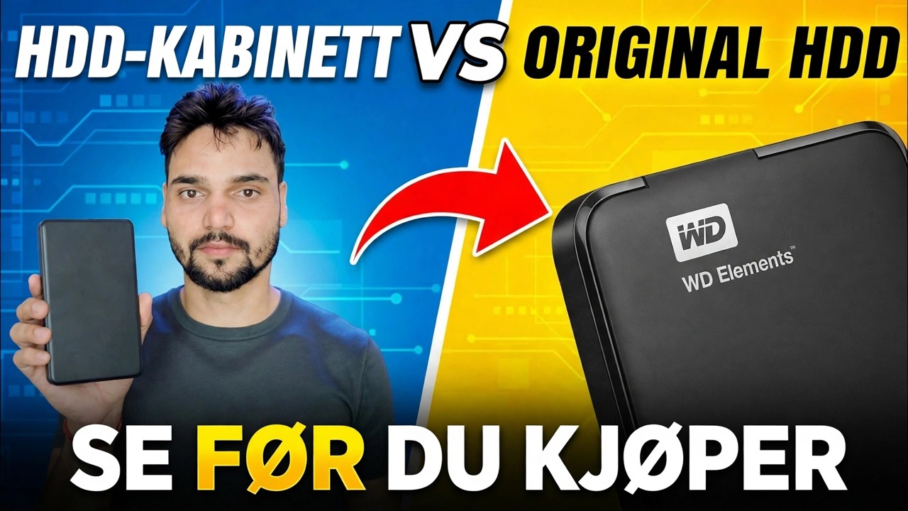Kjøpefeil for ekstern harddisk ❌ Original HDD Kyun Better Hai