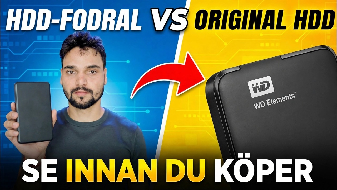 Extern hårddisk köpmisstag ❌ Original HDD Kyun Better Hai