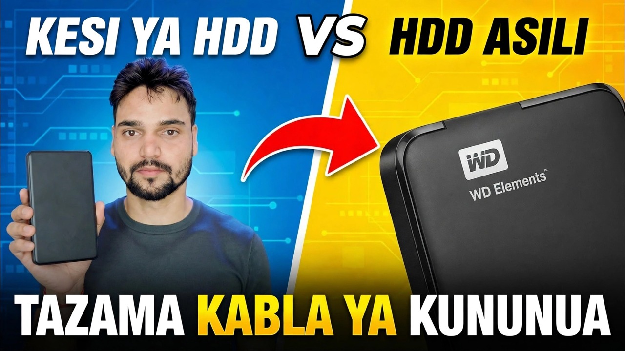 Hitilafu ya Kununua HDD ya Nje ❌ HDD Asili ya Kyun Better Hai