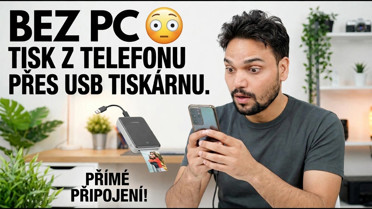 Použijte USB tiskárnu s telefonem 🔥 Snadná metoda