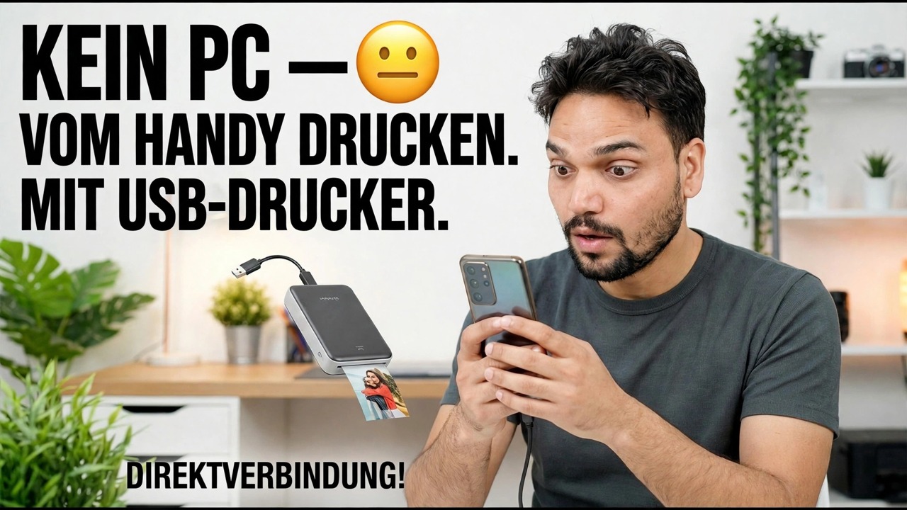 USB-Drucker mit Telefon verwenden 🔥 Einfache Methode