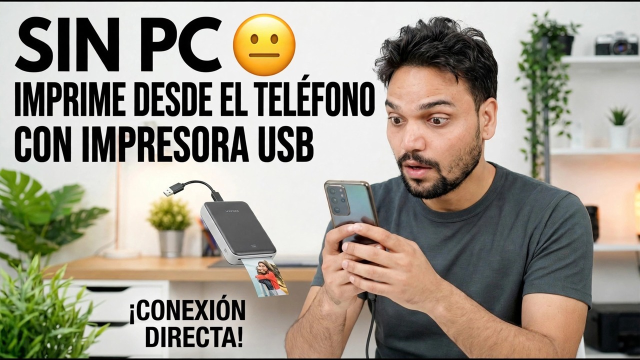 Usar una impresora USB con el teléfono 🔥 Método fácil