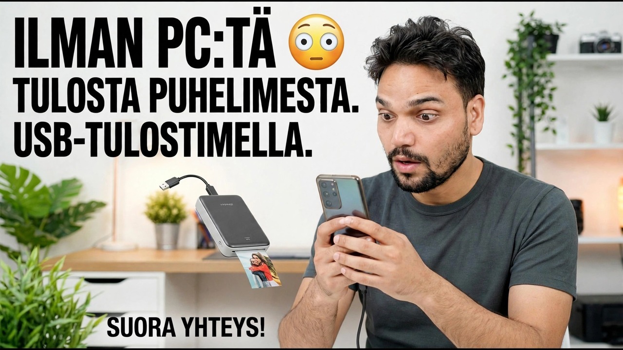 Käytä USB-tulostinta puhelimen kanssa 🔥 Helppo menetelmä