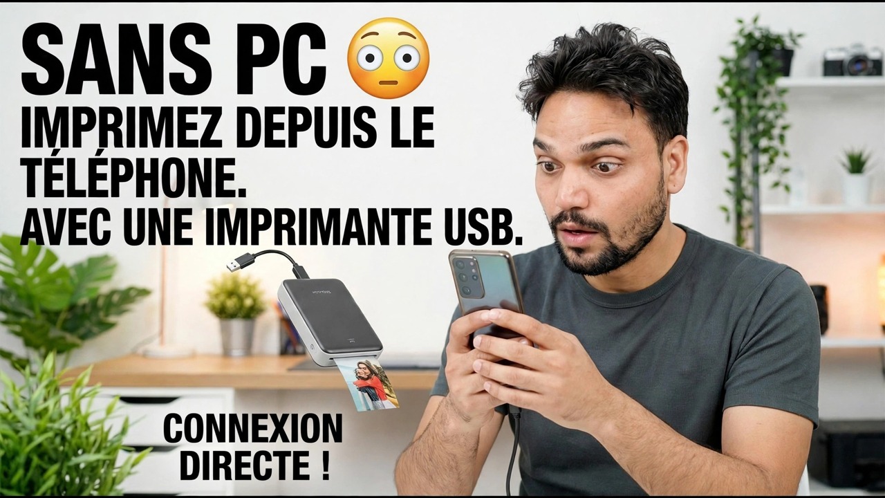 Utiliser une imprimante USB avec un téléphone 🔥 Méthode simple