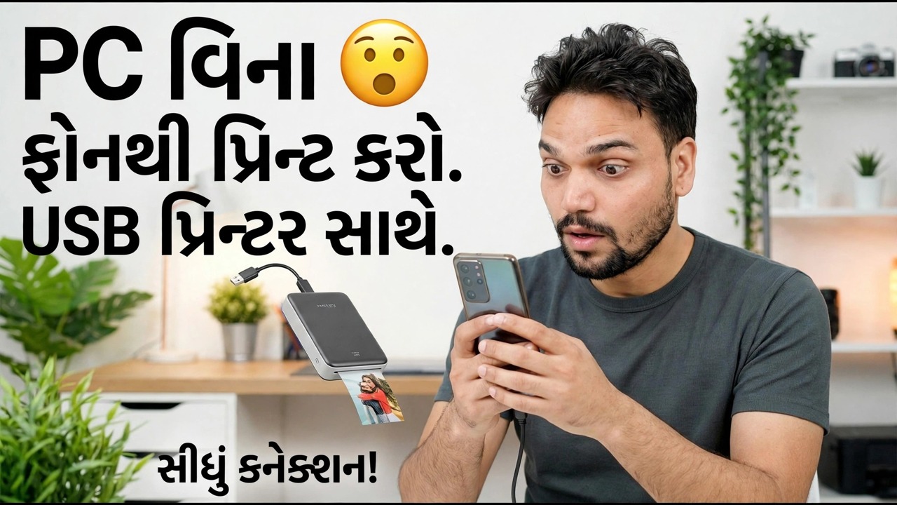 ફોન સાથે USB પ્રિન્ટરનો ઉપયોગ કરો 🔥 સરળ પદ્ધતિ