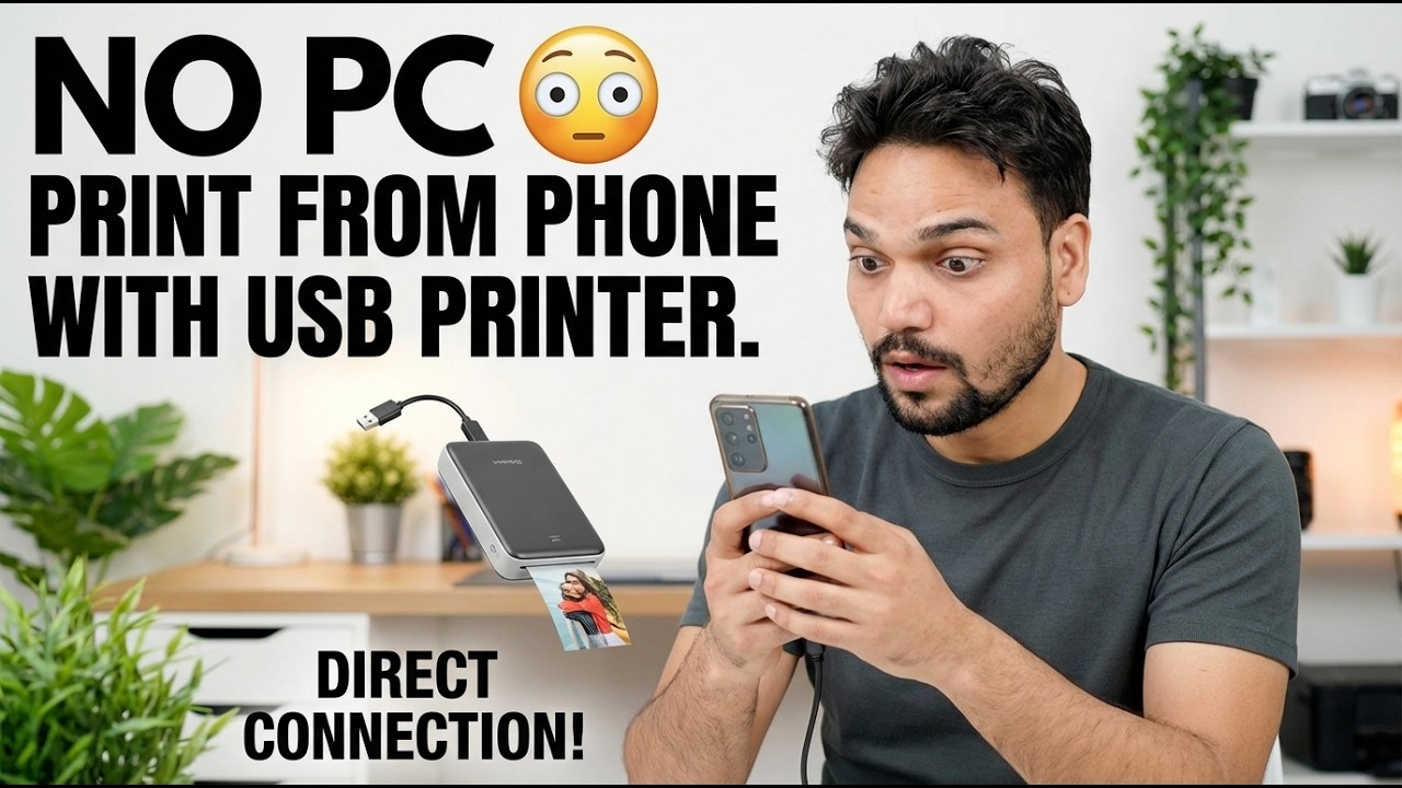 फ़ोन के साथ USB प्रिंटर का उपयोग करें 🔥 आसान तरीका