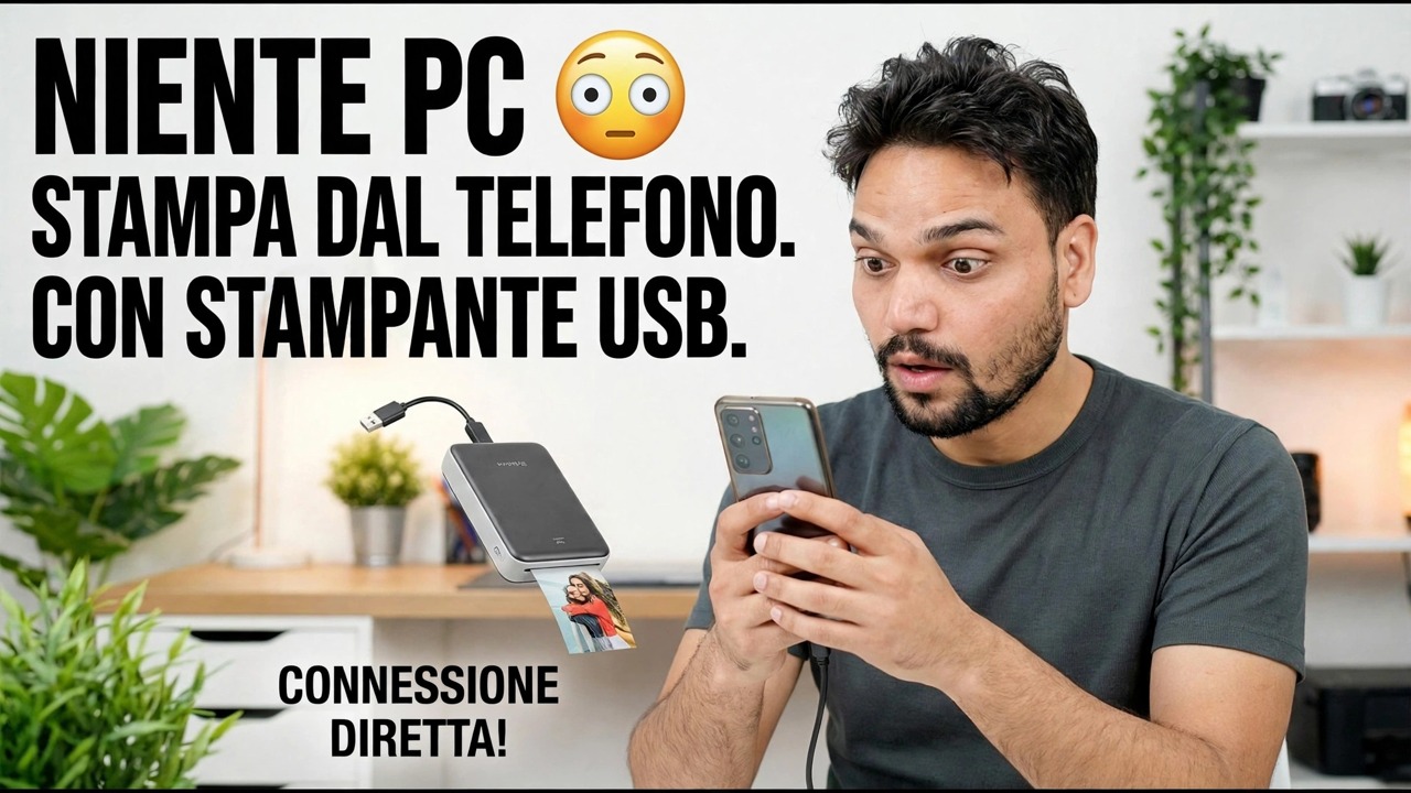 Utilizza la stampante USB con il telefono 🔥 Metodo facile