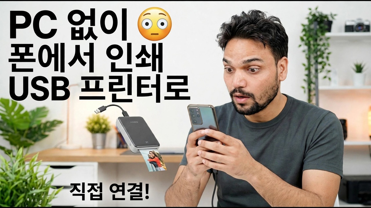 휴대폰으로 USB 프린터 사용하기 🔥 쉬운 방법
