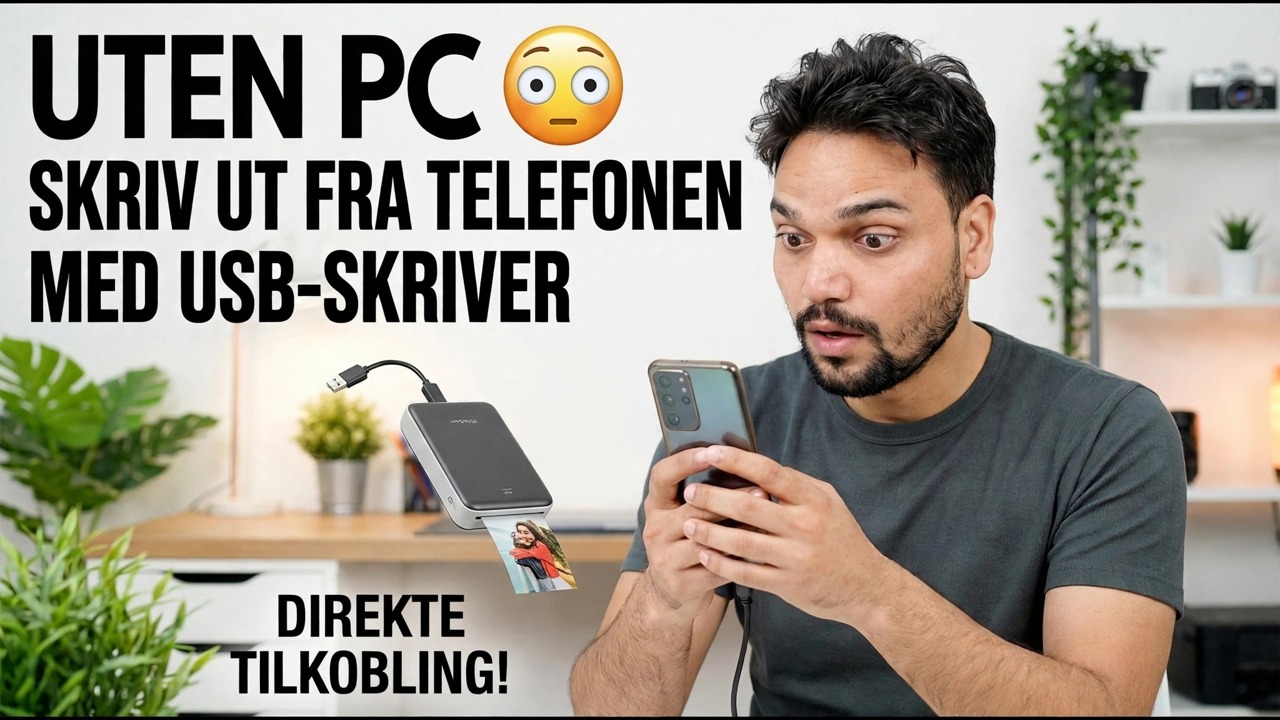 Bruk USB-skriver med telefon 🔥 Enkel metode