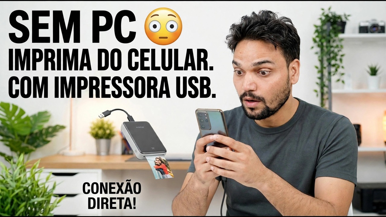 Use impressora USB com telefone 🔥 Método fácil