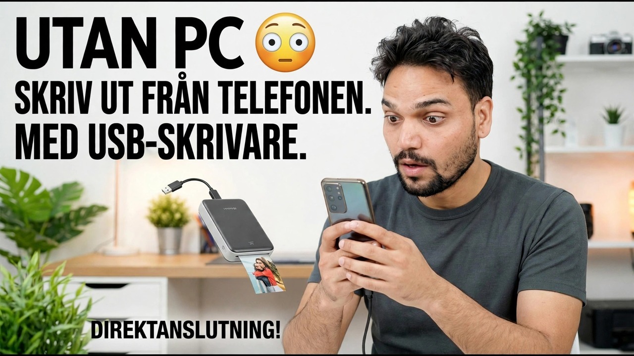 Använd USB-skrivare med telefon 🔥 Enkel metod