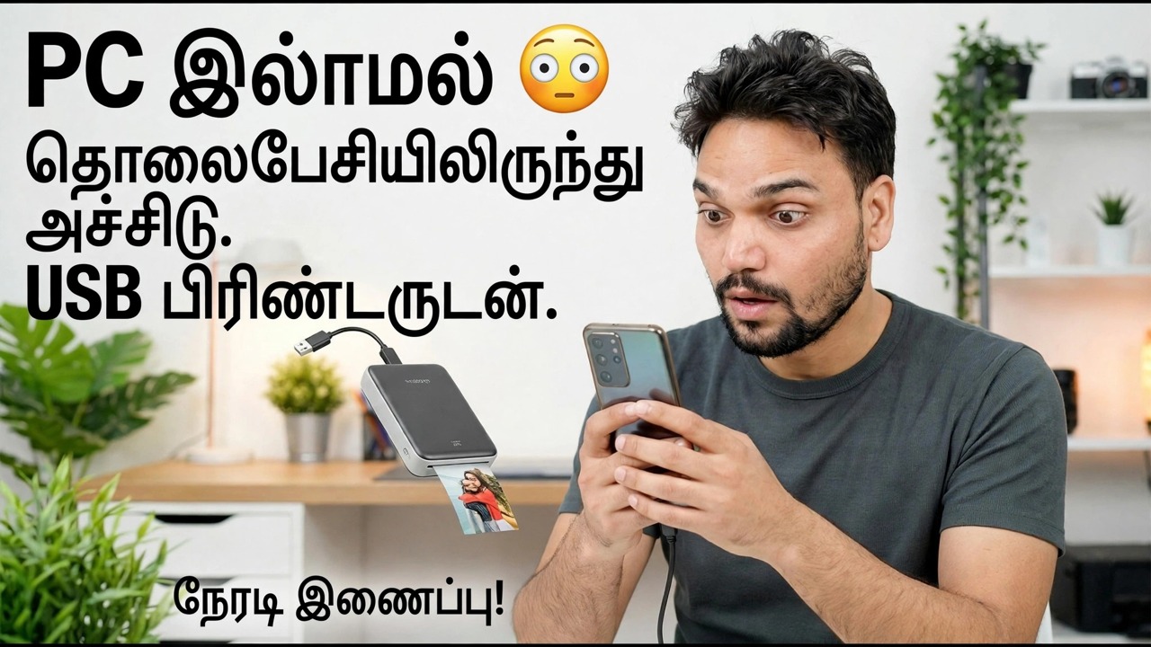 ஃபோனுடன் USB பிரிண்டரைப் பயன்படுத்தவும் 🔥 எளிதான முறை