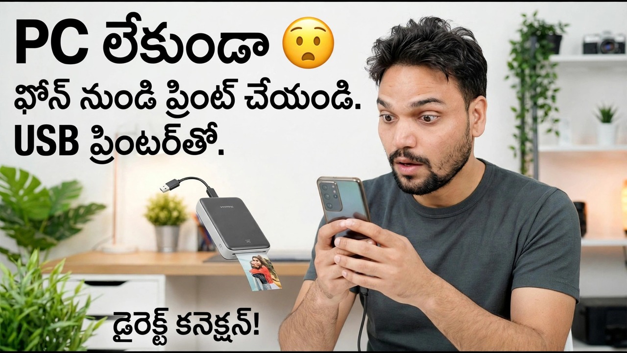 ఫోన్‌తో USB ప్రింటర్‌ని ఉపయోగించండి 🔥 సులభమైన పద్ధతి