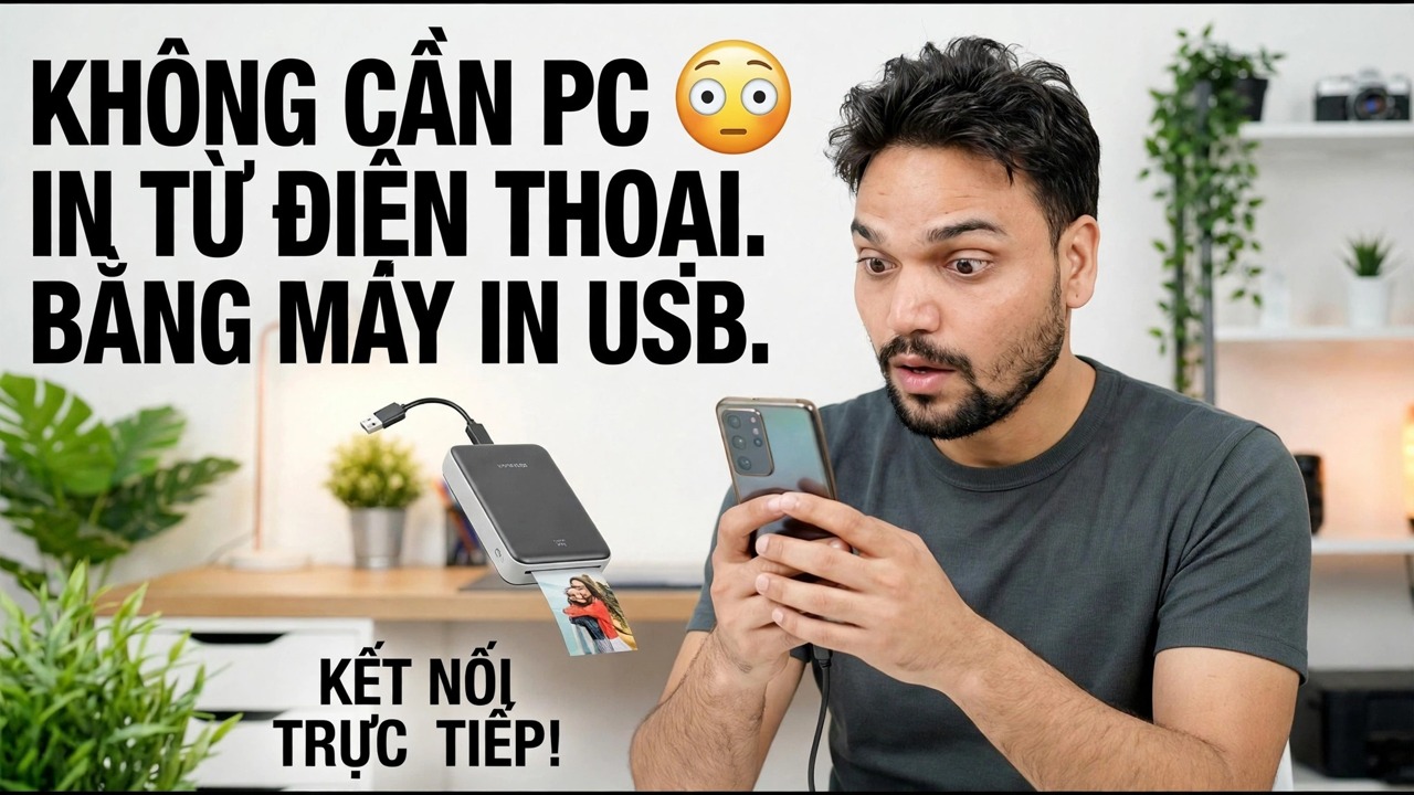 Sử dụng máy in USB với điện thoại 🔥 Phương pháp dễ dàng
