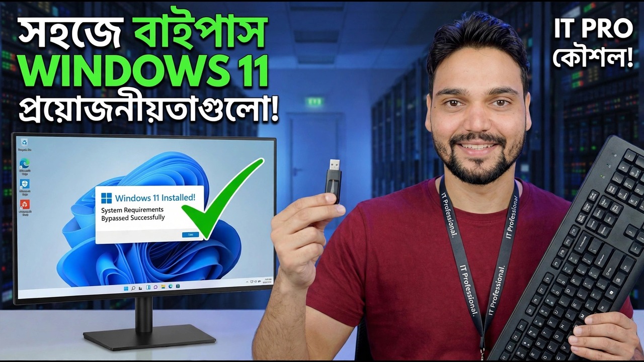 উইন্ডোজ 11 প্রয়োজনীয়তা বাইপাস করুন