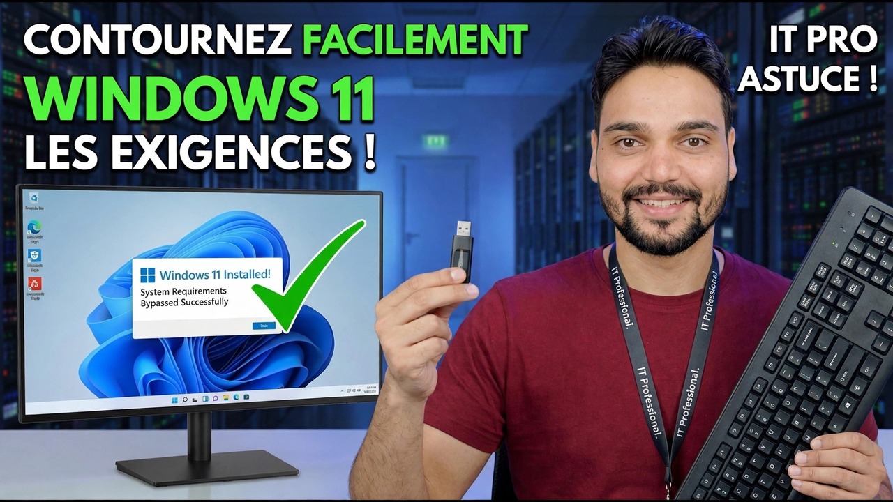 Contourner les exigences de Windows 11