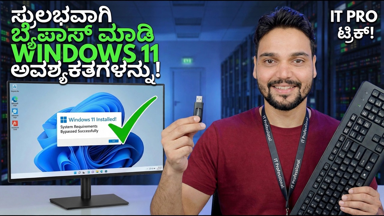 ವಿಂಡೋಸ್ 11 ಅಗತ್ಯತೆಗಳನ್ನು ಬೈಪಾಸ್ ಮಾಡಿ