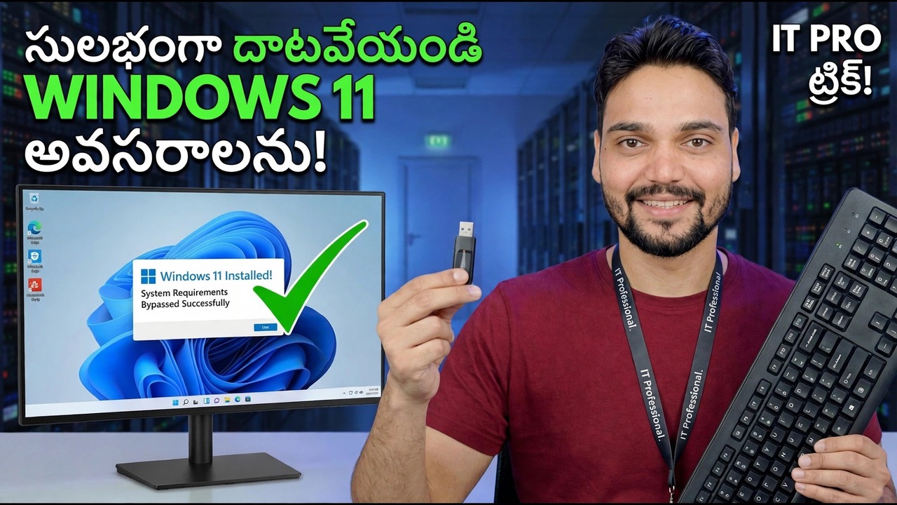 Windows 11 అవసరాలను దాటవేయండి