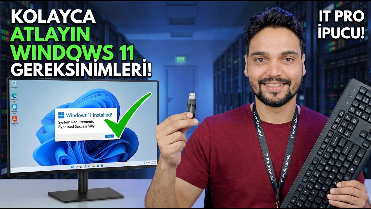 Windows 11 Gereksinimlerini Atlayın