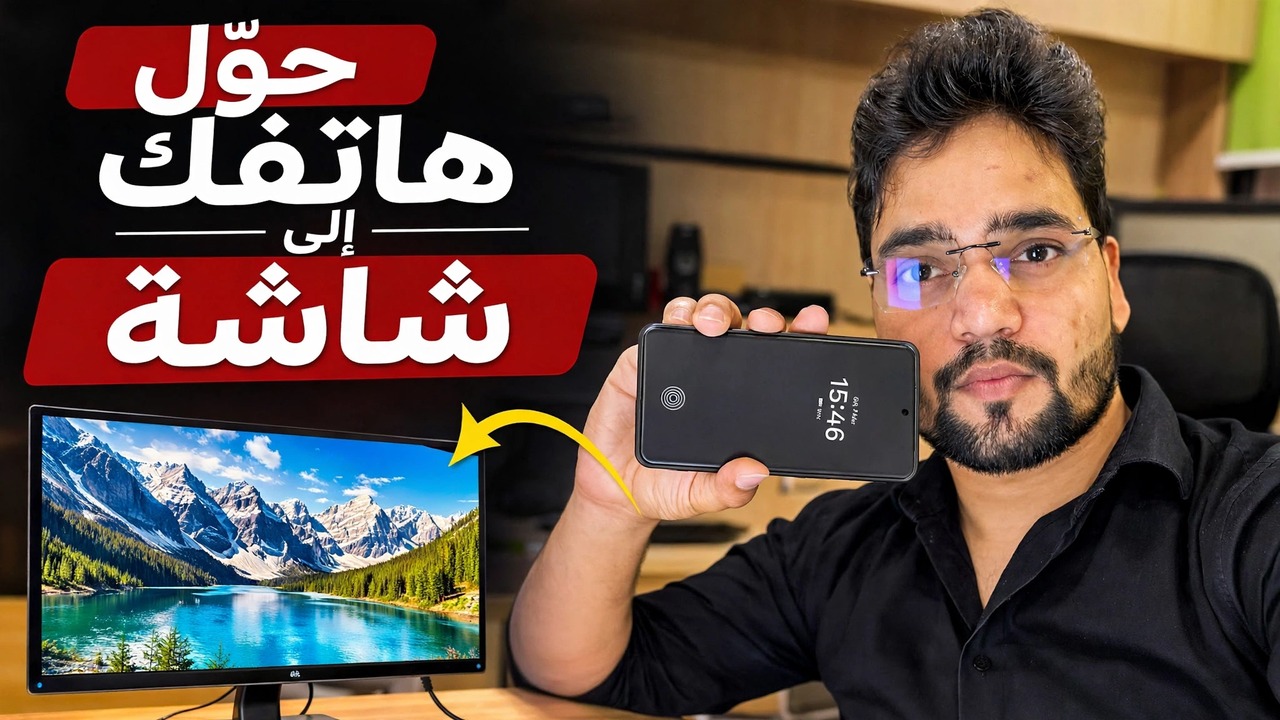 تحويل هاتفك إلى شاشة 🔥 باستخدام بطاقة الالتقاط