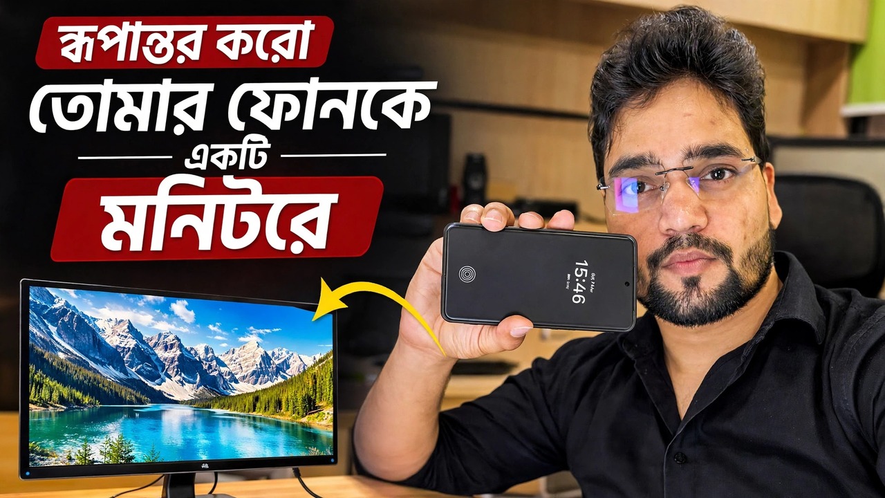 আপনার ফোনকে মনিটরে রূপান্তর করুন 🔥 ক্যাপচার কার্ড ব্যবহার করে