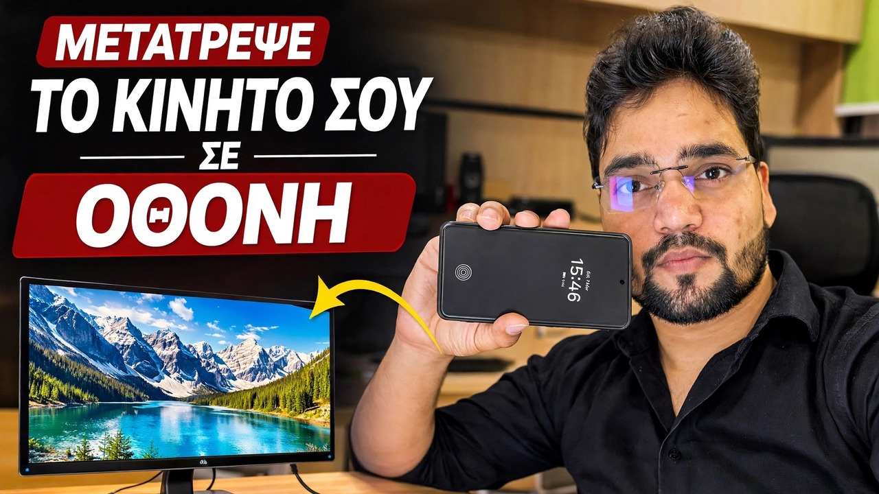 Μετατρέψτε το τηλέφωνό σας σε οθόνη 🔥 Χρησιμοποιώντας την κάρτα Capture
