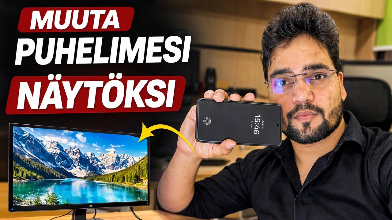Muunna puhelimesi näytöksi 🔥 Capture Cardilla