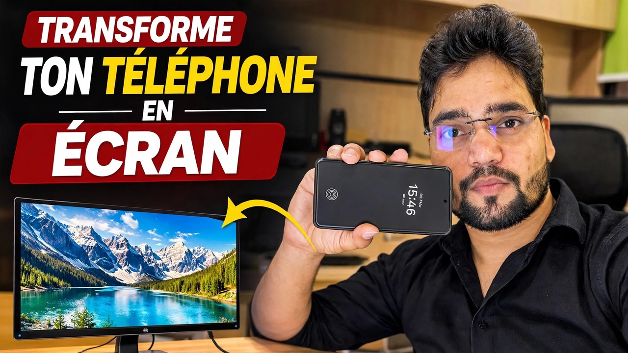 Convertissez votre téléphone en moniteur 🔥 à l'aide de la carte de capture