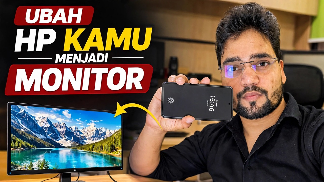 Ubah Ponsel Anda menjadi Monitor 🔥 Menggunakan Capture Card