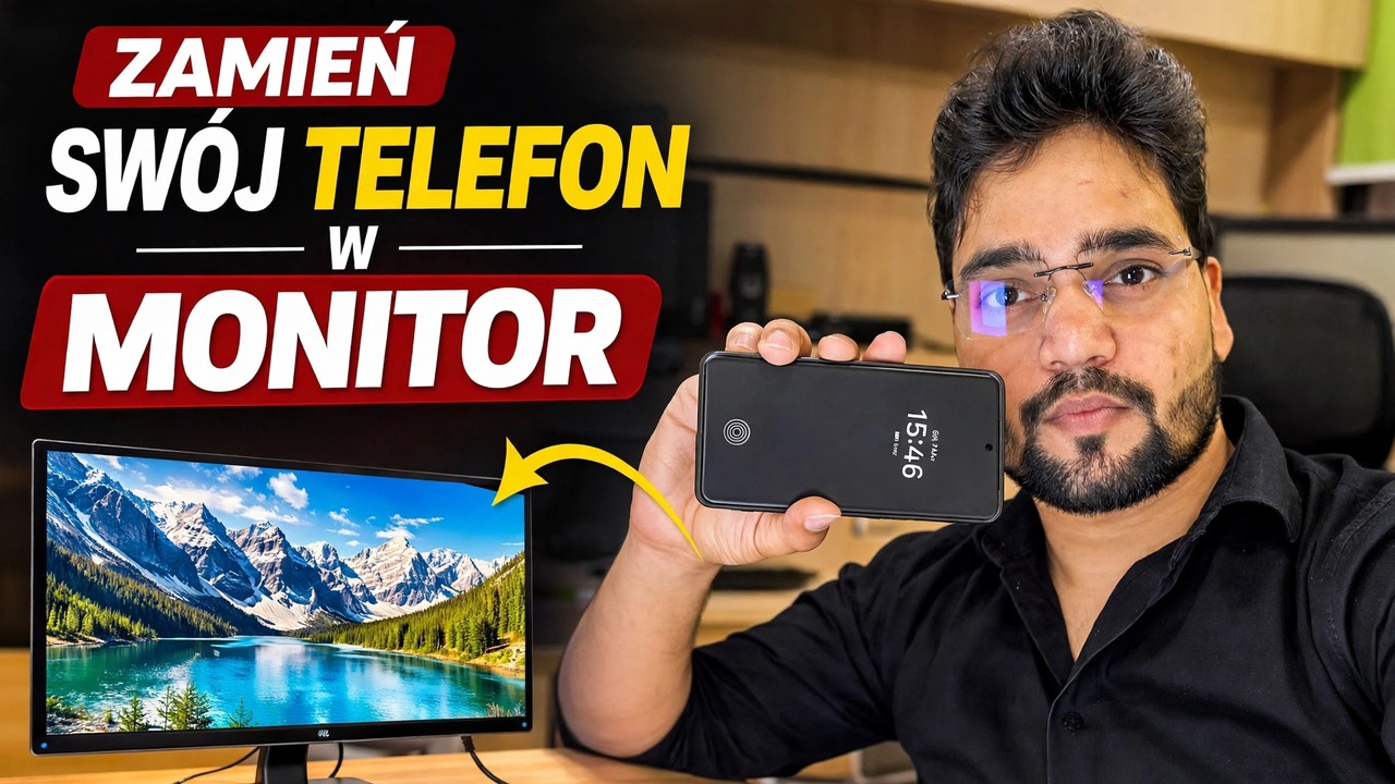 Zamień swój telefon w monitor 🔥 za pomocą karty przechwytującej