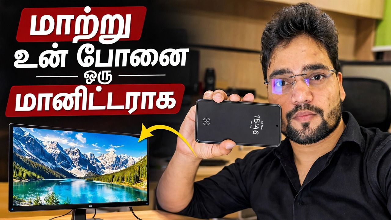 கேப்சர் கார்டைப் பயன்படுத்தி, உங்கள் மொபைலை மானிட்டராக மாற்றவும்